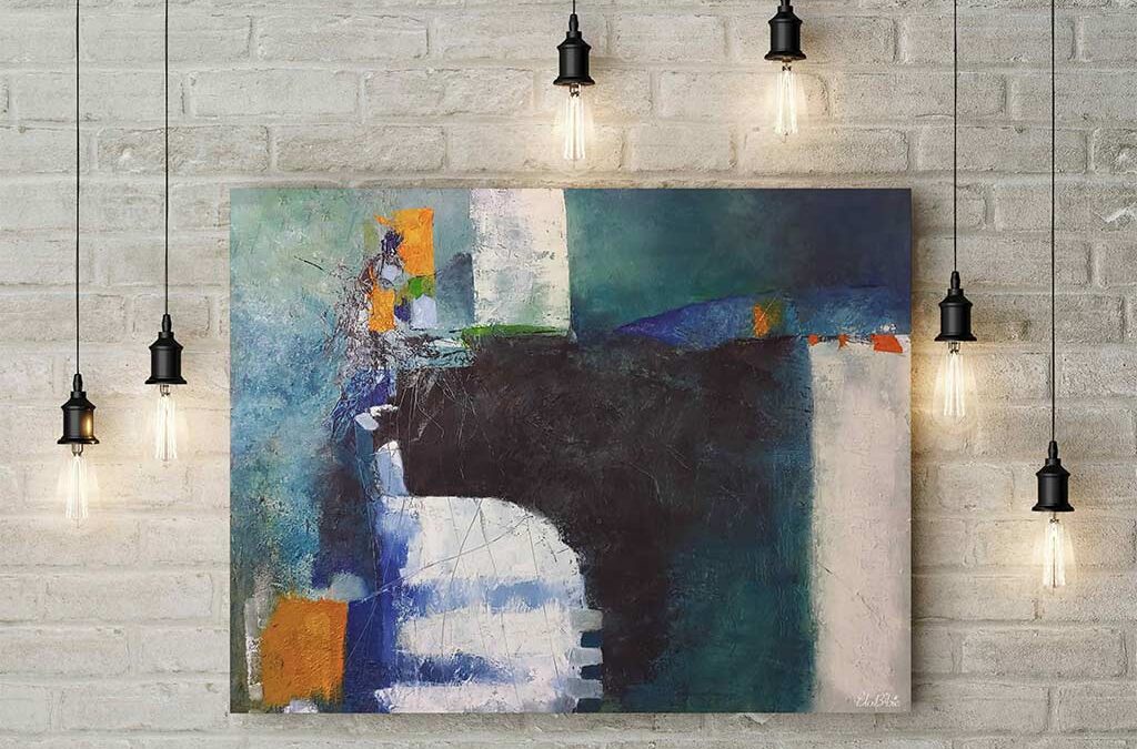 Peinture abstraite contemporaine Vertige