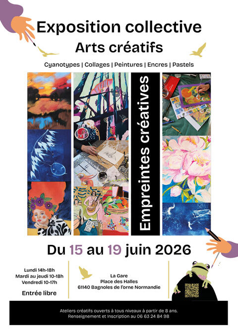 Exposition collective à Bagnoles de l’-orne Normandie