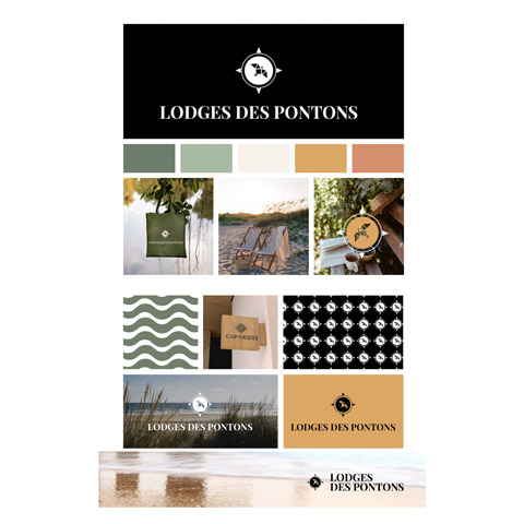 projet identite visuelle gite en normandie